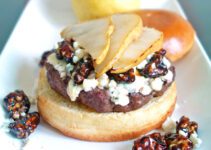 Pear & Walnut Burger