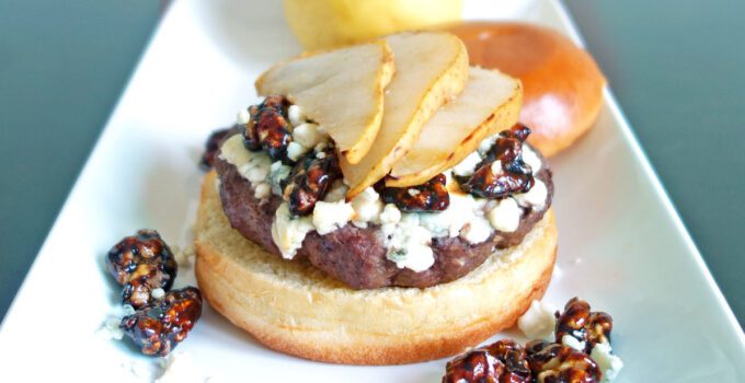 Pear & Walnut Burger