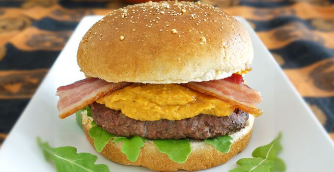 Pumpkin Spice Burger