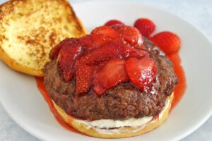 Strawberry French Toast Burger