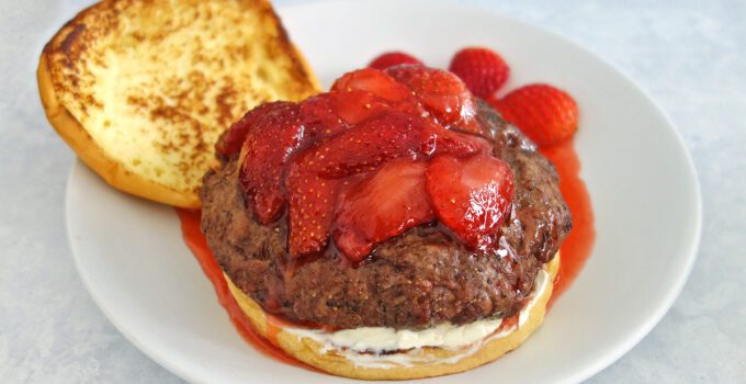 Strawberry French Toast Burger