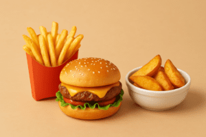 Frites ou Potato wedges